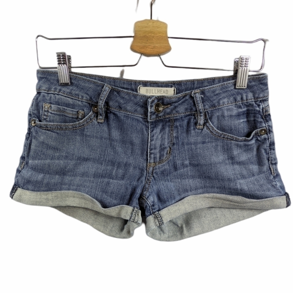 Bullhead Cuffed Jean Shorts Sz 1